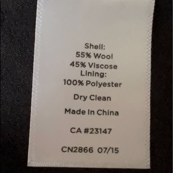 TALBOTS BUFFALO PLAID BLK/WHI CHECKERED WOOL BLEND MINI PENCIL SKIRT SIZE 2 NWOT - Picture 13 of 14